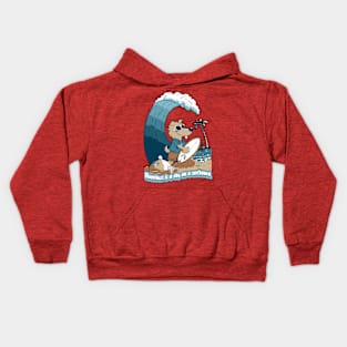 Dog surf 96010 Kids Hoodie